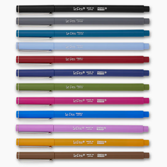 Le Pen Felt Pens in Various Colours