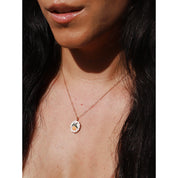 Orange Charm Necklace