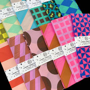Several colourful tissue paper design by Petra Boase