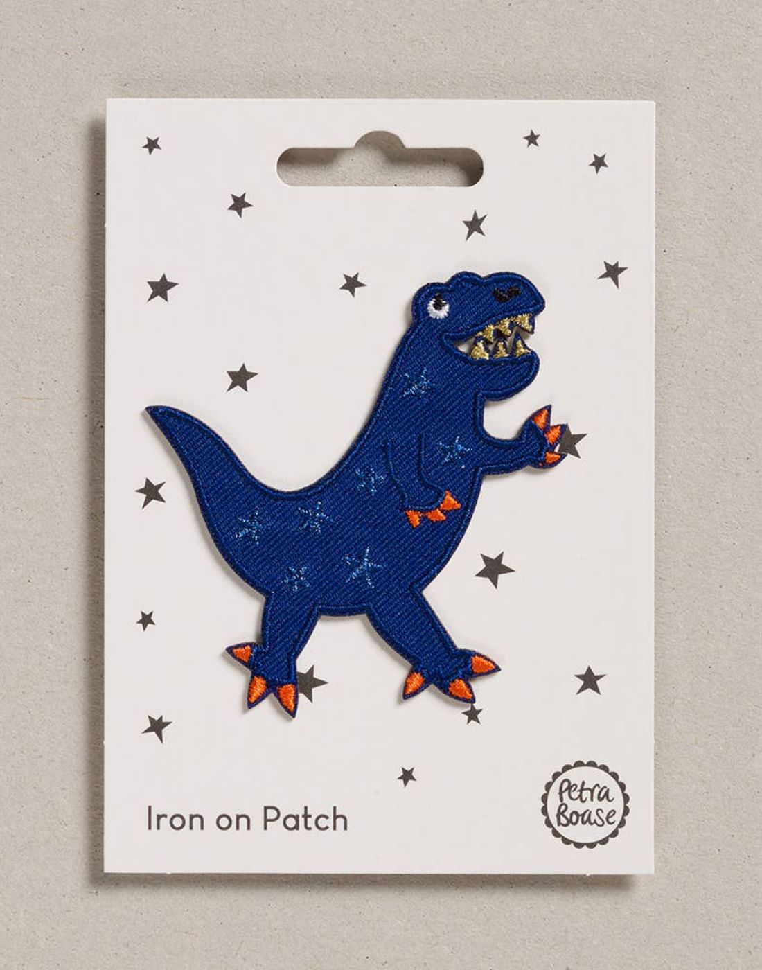 Iron on Patch | Blue Dinosaur