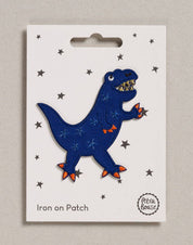 Iron on Patch | Blue Dinosaur