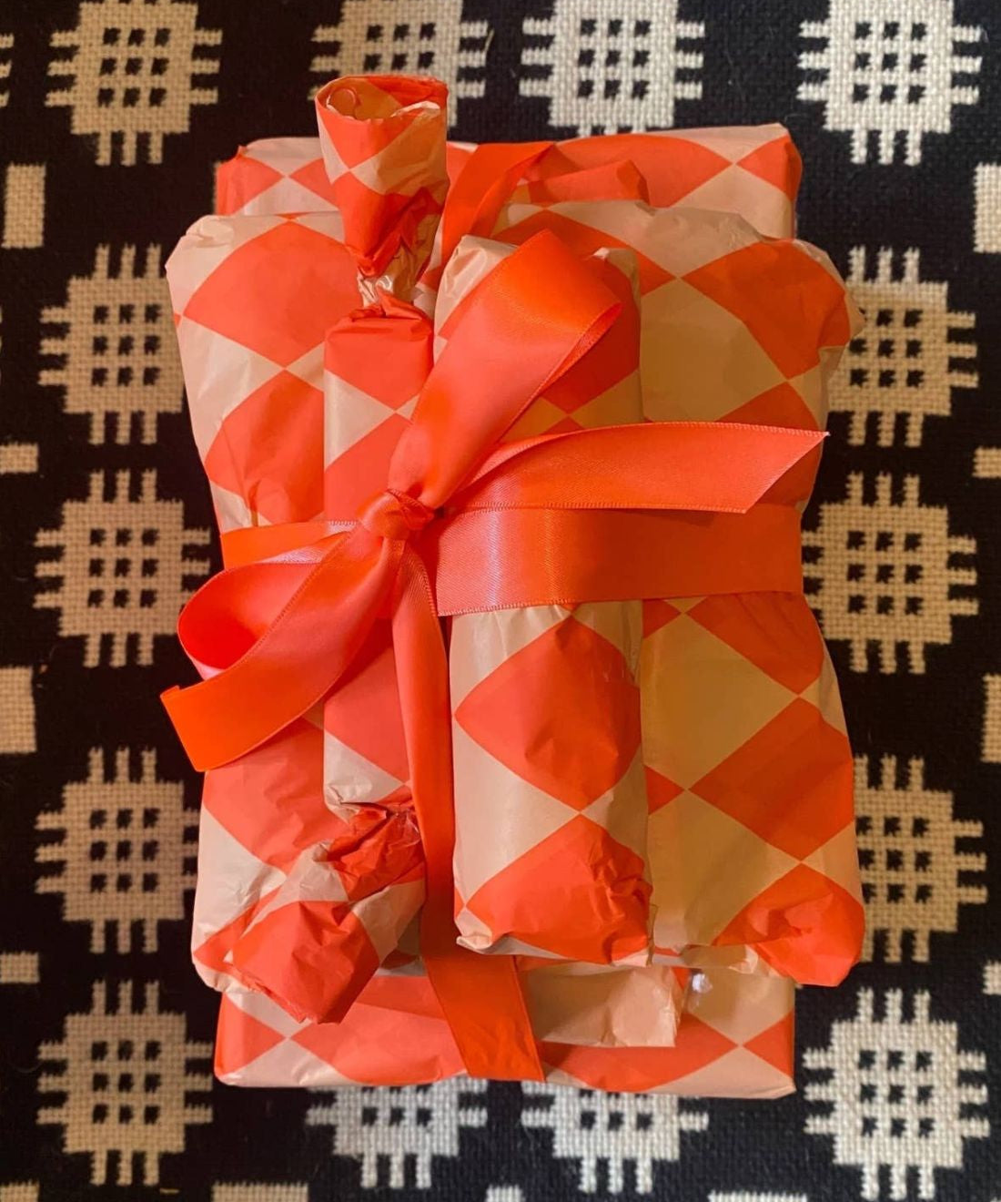 Petra_Boase_Luxury_Tissue_Paper_Diamond_Stripe_Fluoro_Orange_and_Peach_2.jpg