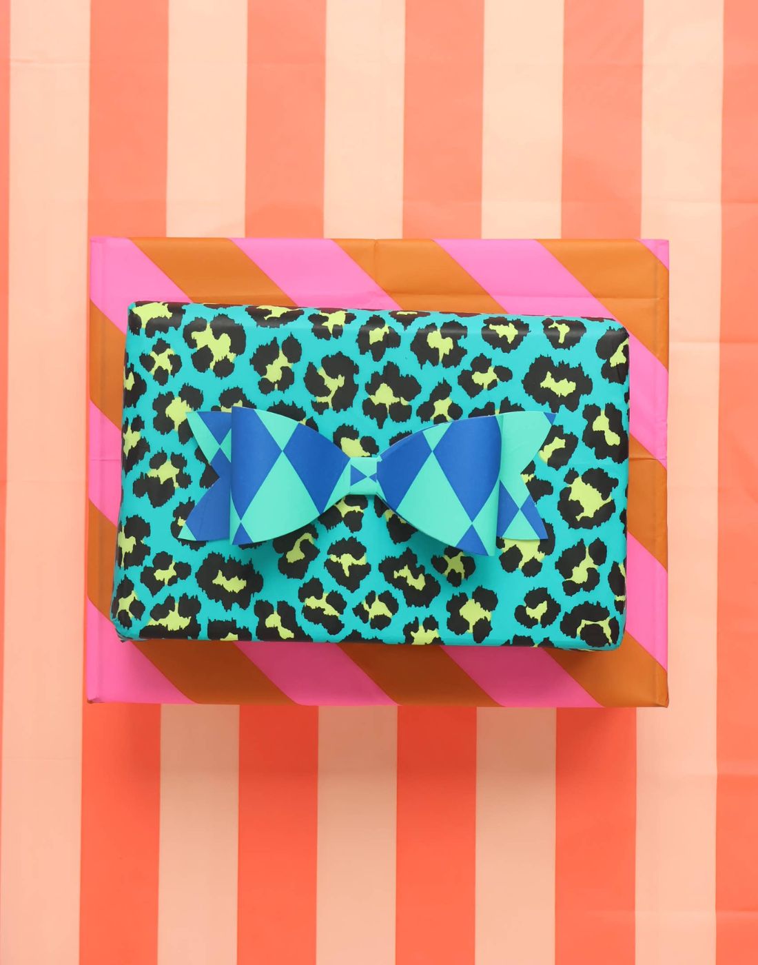 Luxury Tissue Paper / Leopard - Apple & Jade