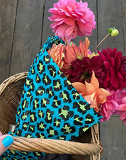 Luxury Tissue Paper / Leopard - Apple & Jade