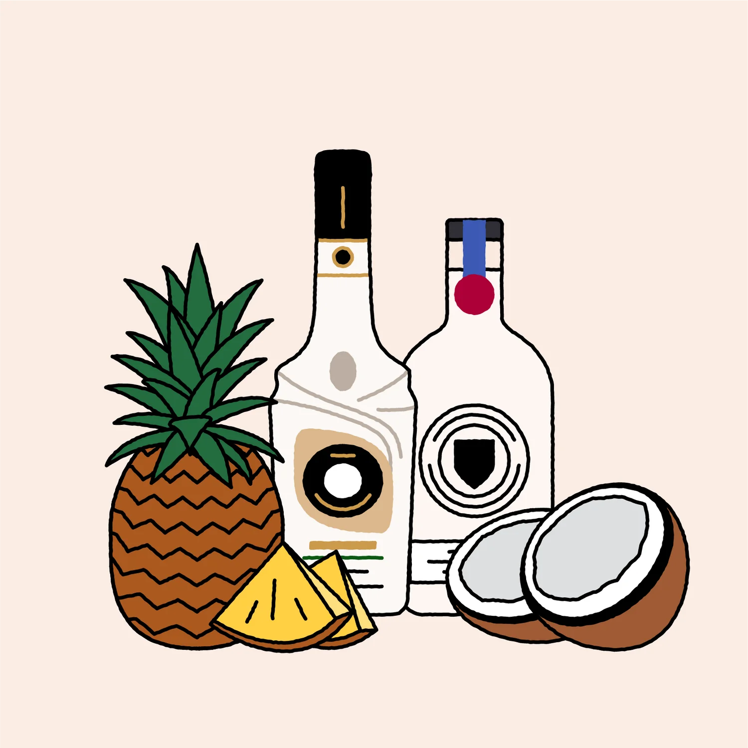 Piña Colada - Premixed Cocktails 100ml