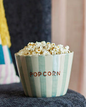 Bloomingville multi coloured stoneware popcorn bowl