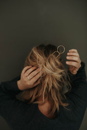 Minimal Brass Hair Pin