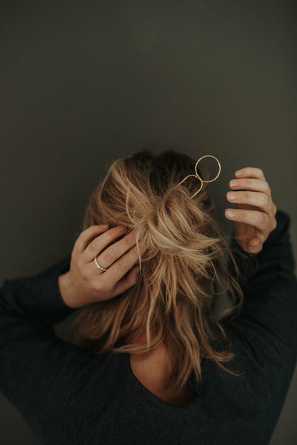 Minimal Brass Hair Pin