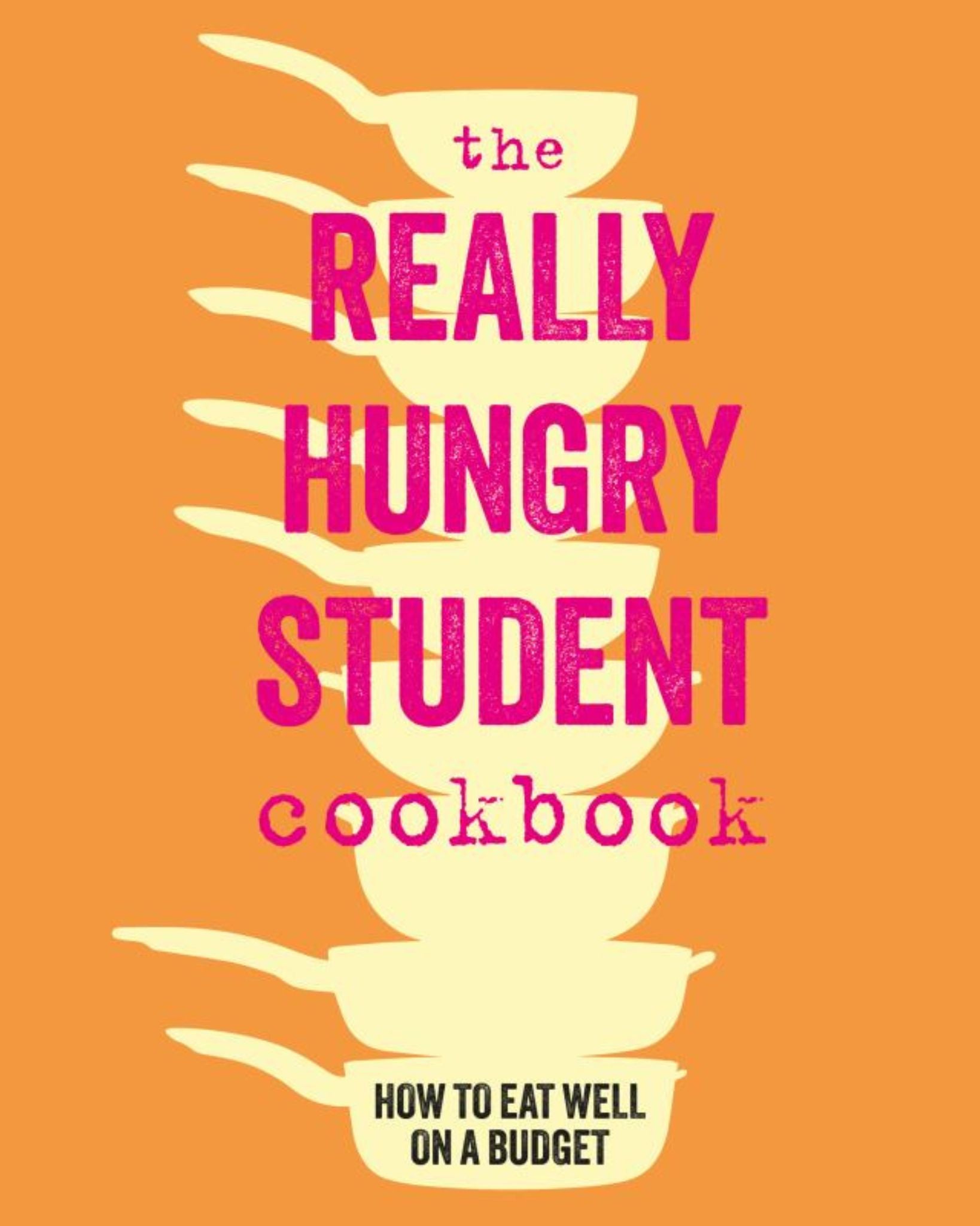 Really Hungry Student Cookbook, hardback cover