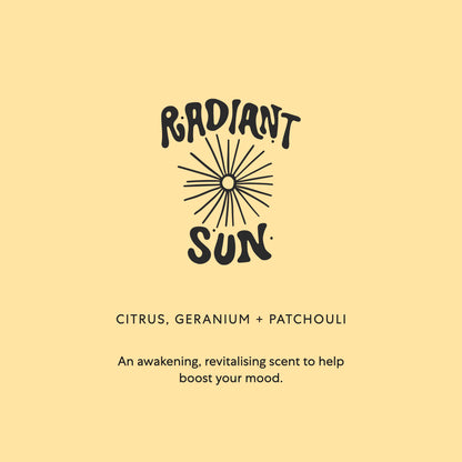 Radiant Sun Diffuser in Citrus, Geranium & Patchouli