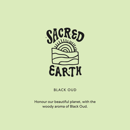 Sacred Earth Soy Candle in Black Oud