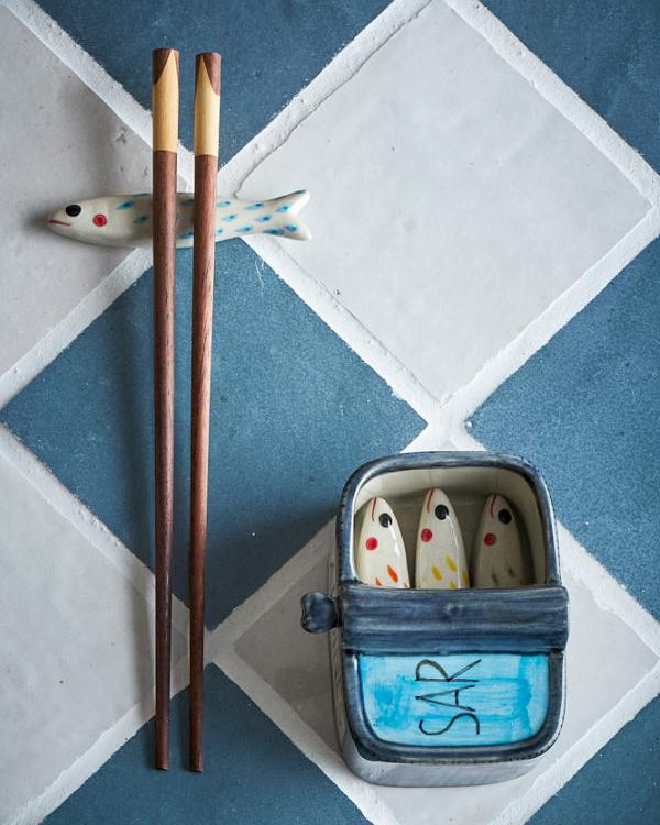 Creative Collection Caiam stoneware chopstick holders, set of five