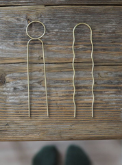 Minimal Brass Hair Pin