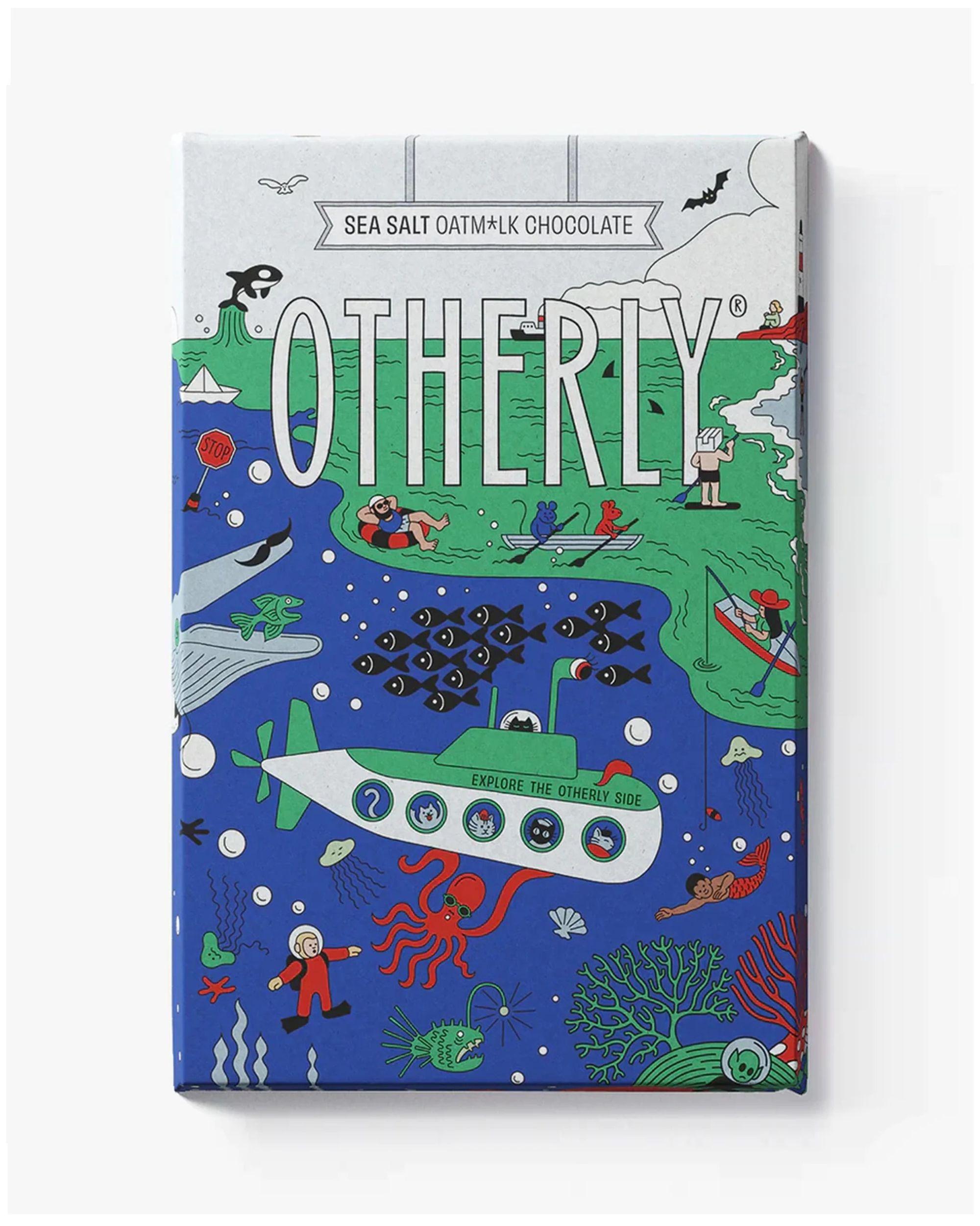 Otherly Sea Salt Oatm*lk Chocolate bar made with oatmilk and suitable for vegans