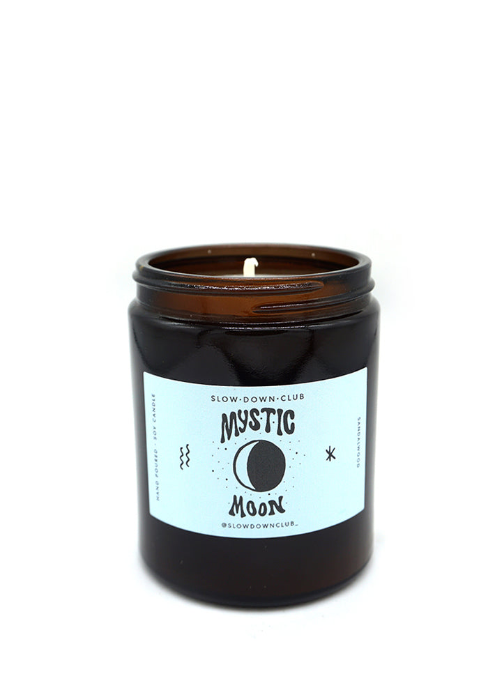 Mystic Moon Soy Candle in Sandalwood