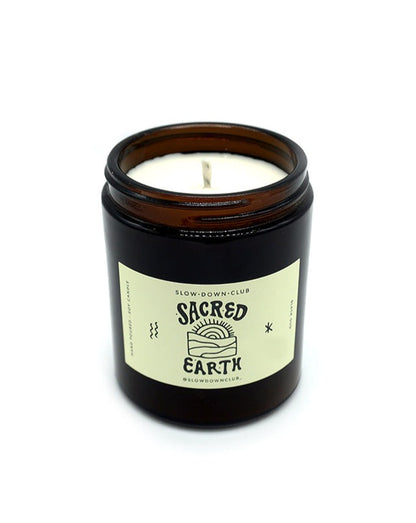 Sacred Earth Soy Candle in Black Oud