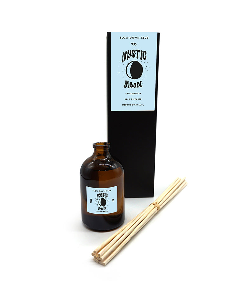 Mystic Moon Reed Diffuser by Slow Down Club Sandalwood – The Every Space