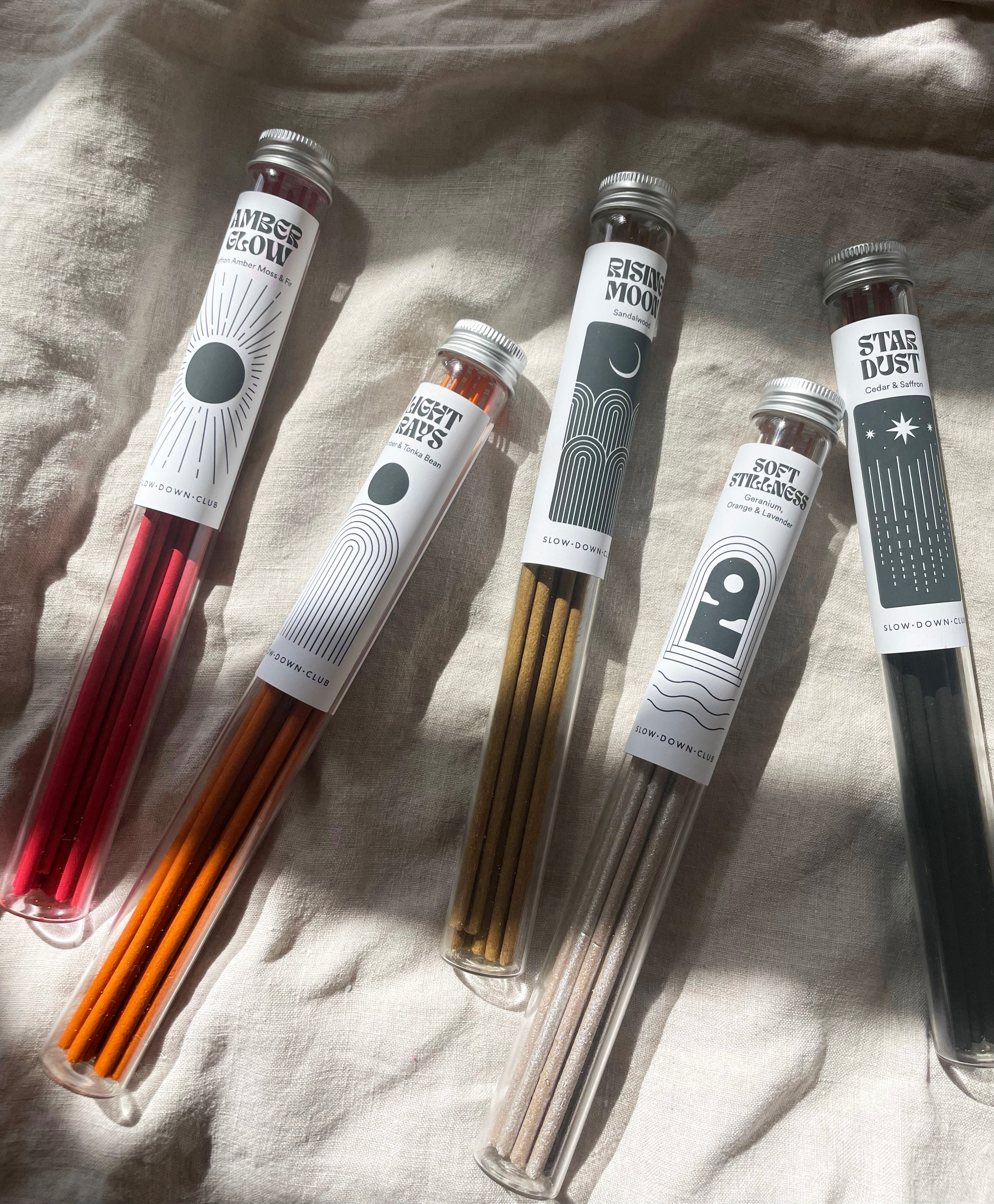 Soft Stillness Incense in Geranium, Orange & Lavender