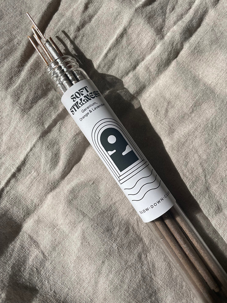 Soft Stillness Incense in Geranium, Orange & Lavender