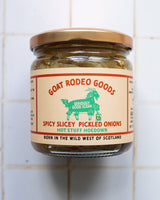 Goat Rodeo Goods Spicy Slicey Pickled Onions | 375g