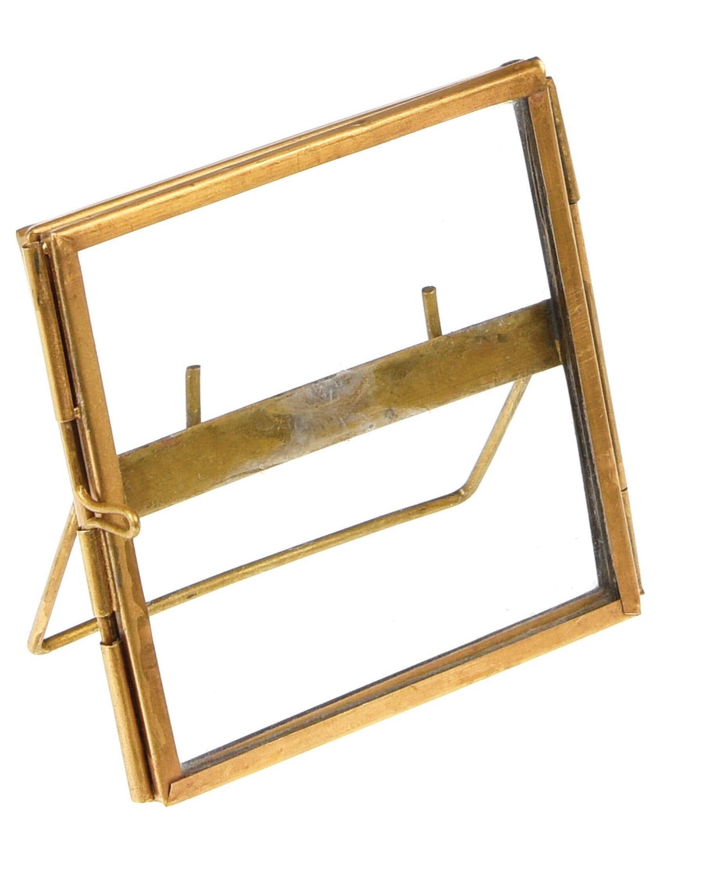 Standing Brass Frame 8X8cm