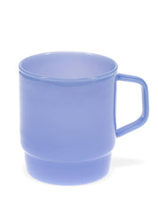 Blue mug on a white background