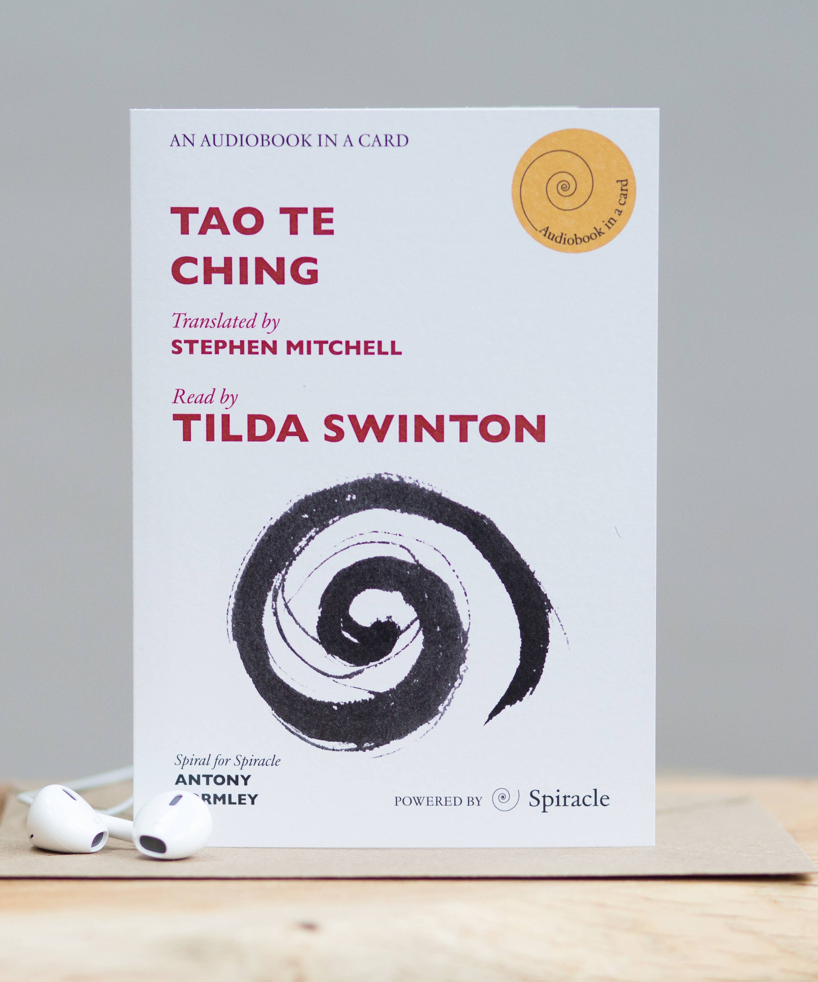 Spiracle Audiobook in a Card, Tao Te Ching read by Tilda Swinton