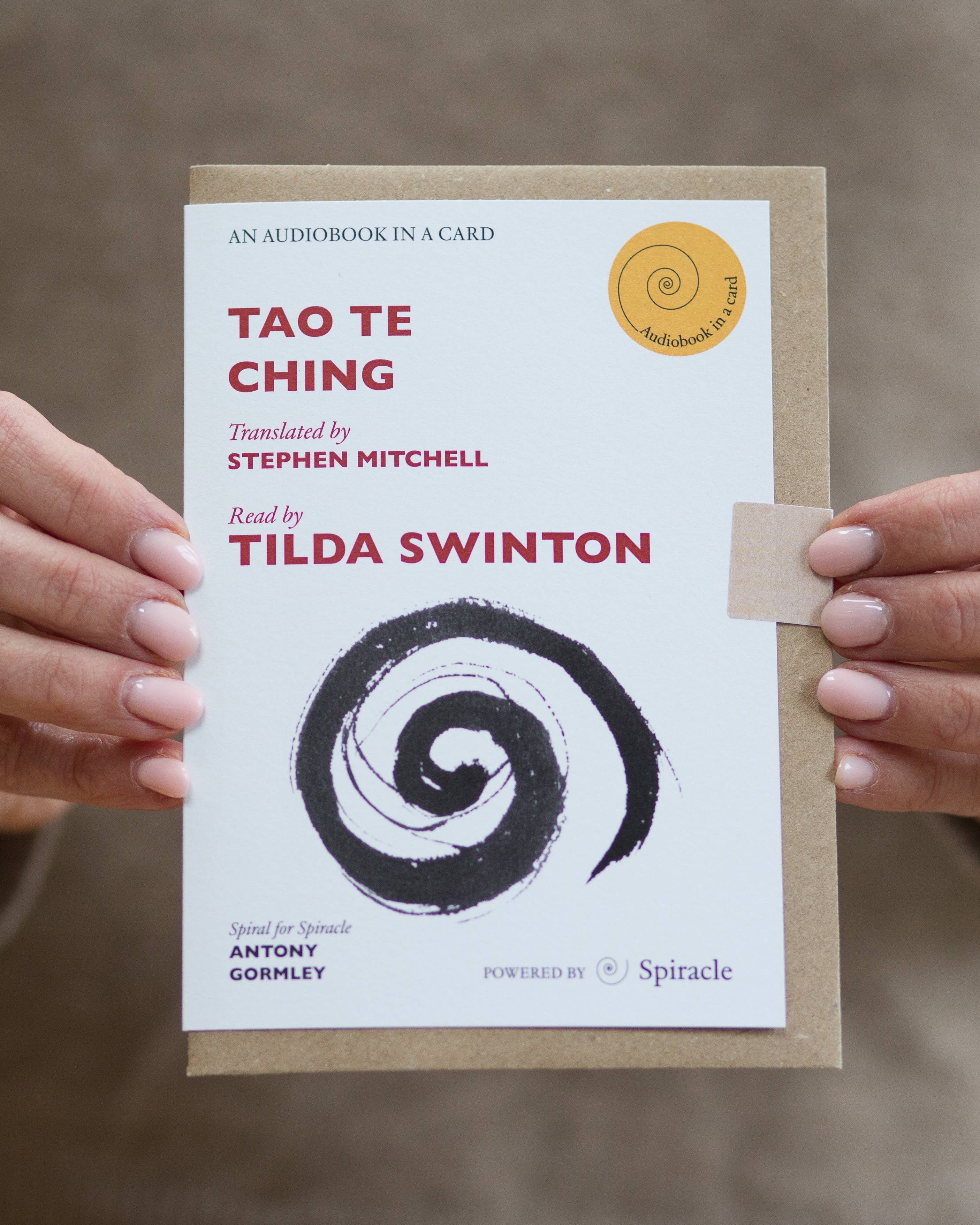 Spiracle Audiobook in a Card, Tao Te Ching read by Tilda Swinton