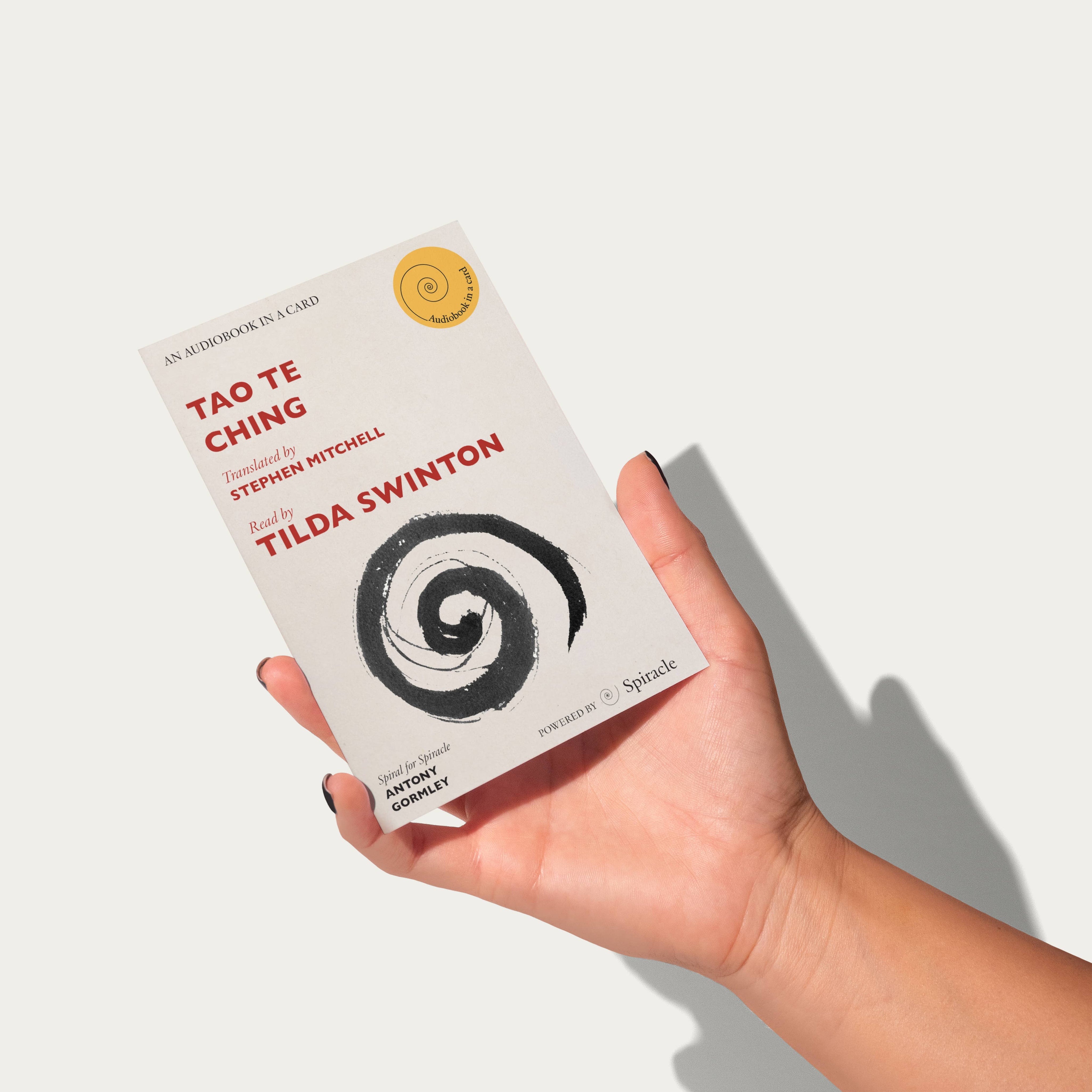 Spiracle Audiobook in a Card, Tao Te Ching read by Tilda Swinton