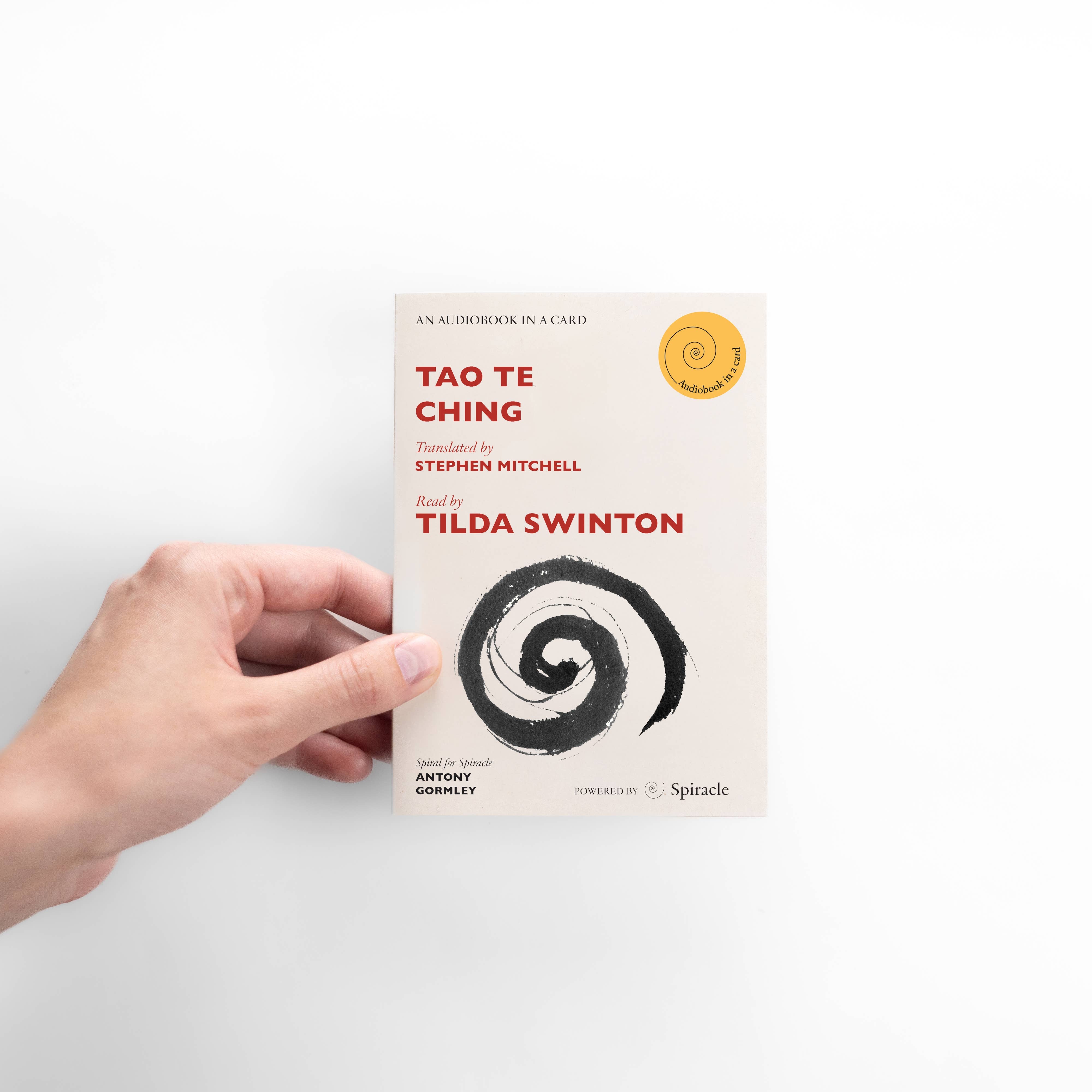 Spiracle Audiobook in a Card, Tao Te Ching read by Tilda Swinton