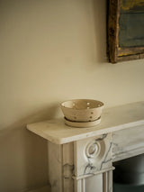 Stoneware Berry Bowl with Saucer | Weathered Oat