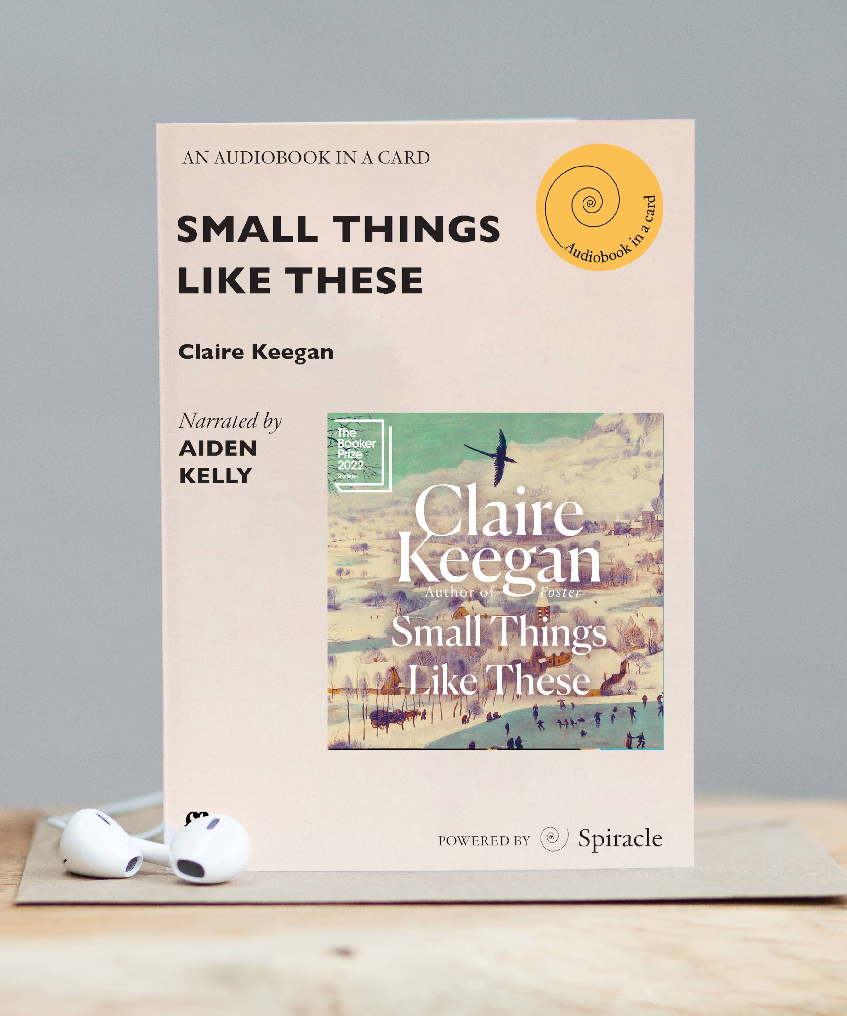 Spiracle Audiobook in a Card, Small Things Like These by Claire Keegan