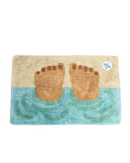 Tufted cotton bath mat - Bathing feet