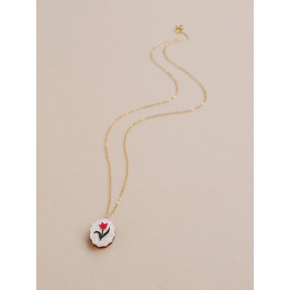 Tulip Charm Necklace
