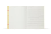 Uma Notebook - Large Flatlay - Yellow Check