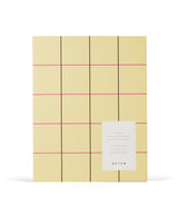 Uma Notebook - Large Flatlay - Yellow Check