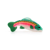 Big Metal Trout Hairclip | Green, Pink & Yellow Resin