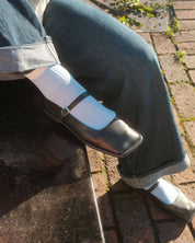 Varsity Socks in Powder Blue