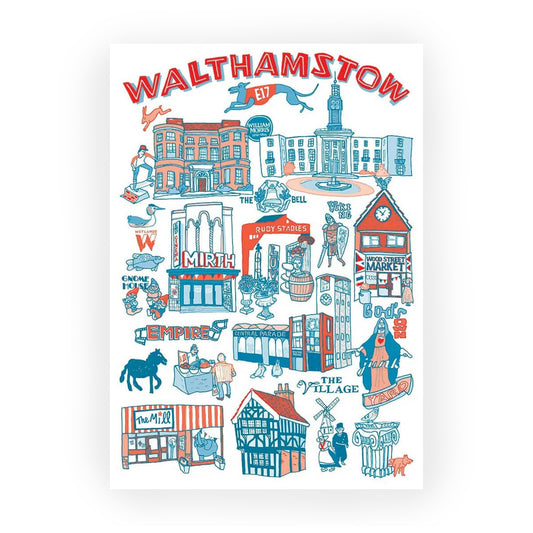 Walthamstow A3 Giclee Print by Adam Graff