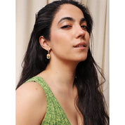 Wildflower Charm Hoops