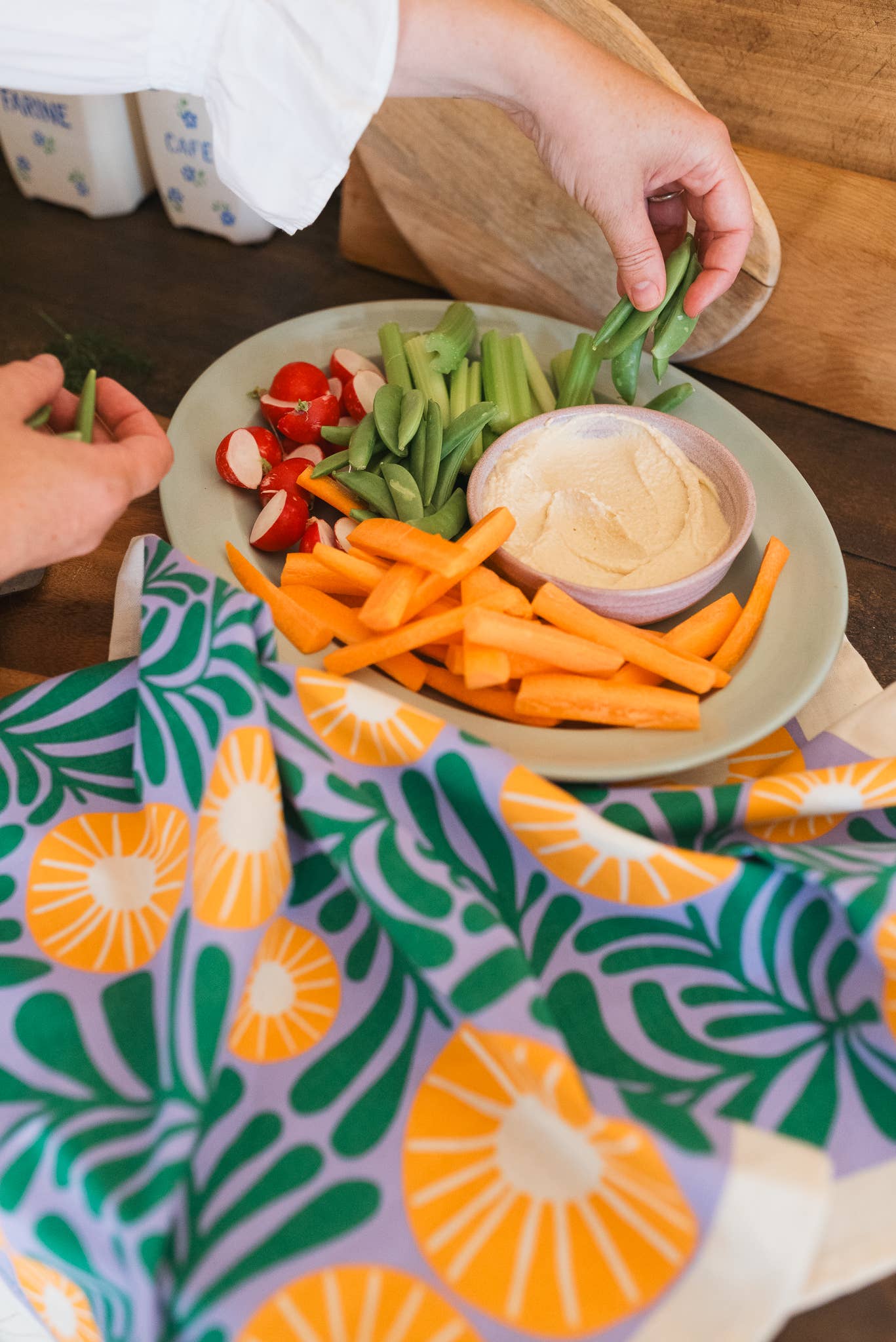 Floral Tea Towel | Vine