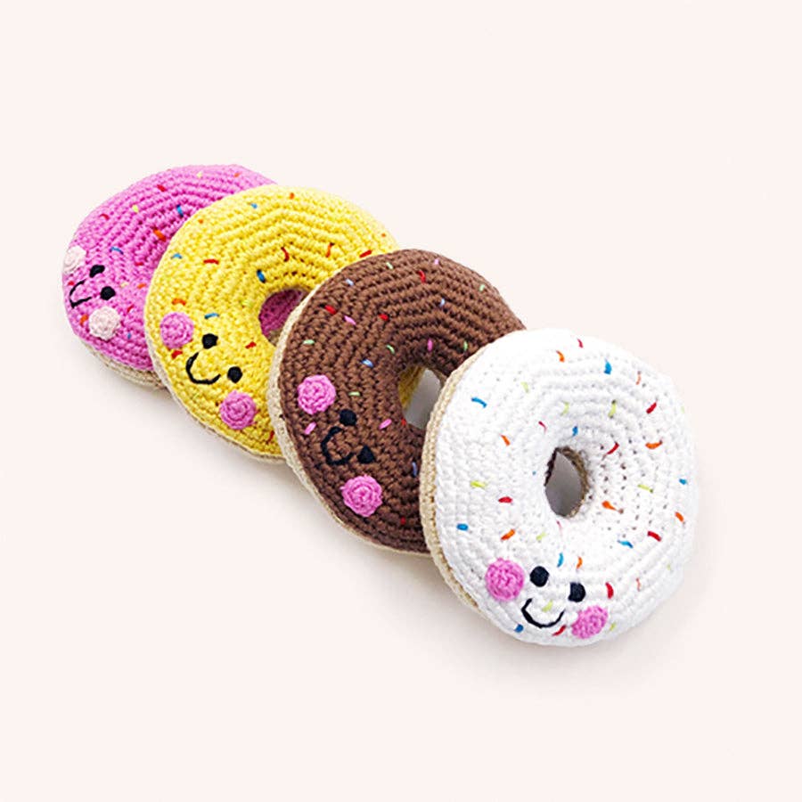 Pretend Play Food Rattle | Plush Donut