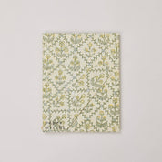 Paper Mirchi Block Printed Picture Frame | Floral Lattice Buttercream, 4x6in