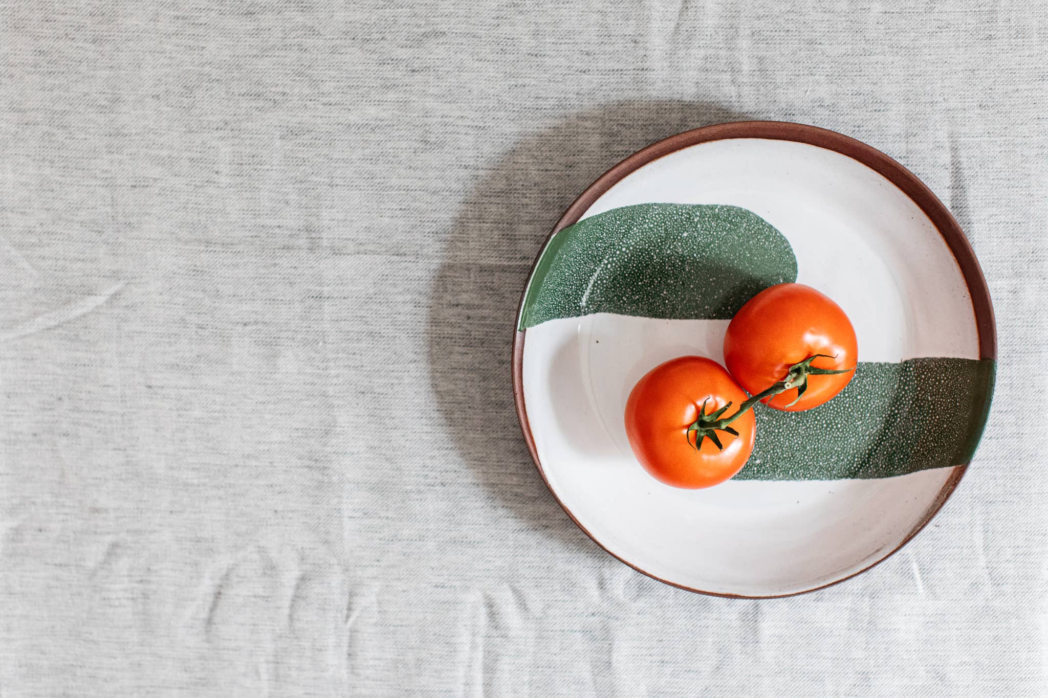 Handmade Contemporary Terracotta Pasta Bowl