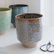 Reactive Glaze Earthenware Orchid Planter Ø13cm