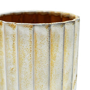 Lugano Scalloped Reactive Glaze Planter 16cm