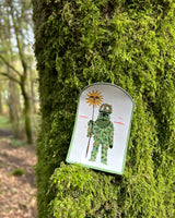 Green Man Sticker 