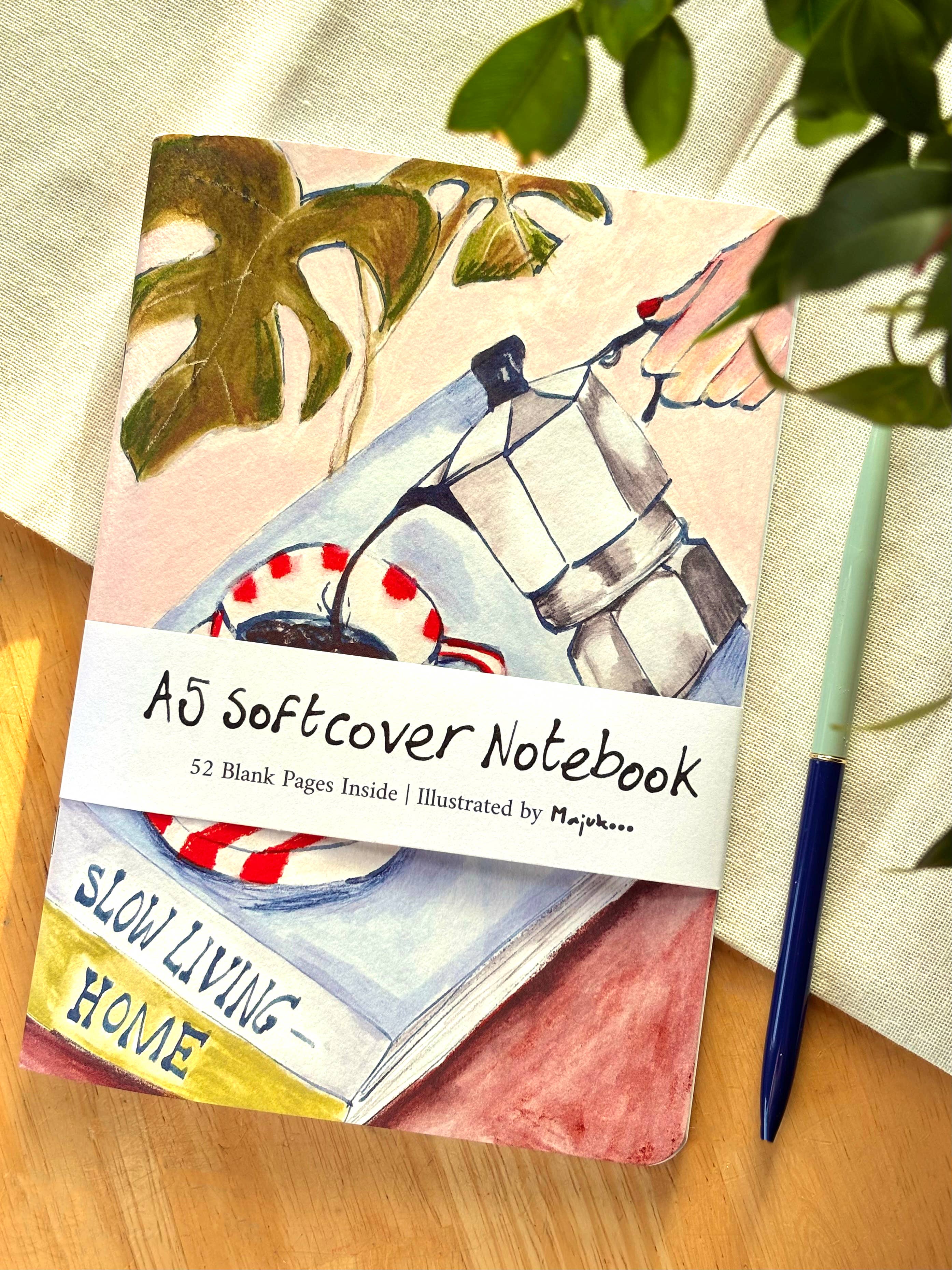 Coffee Pour Notebook | A5 Softcover