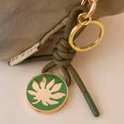 Leaf Bag Charm Keychain