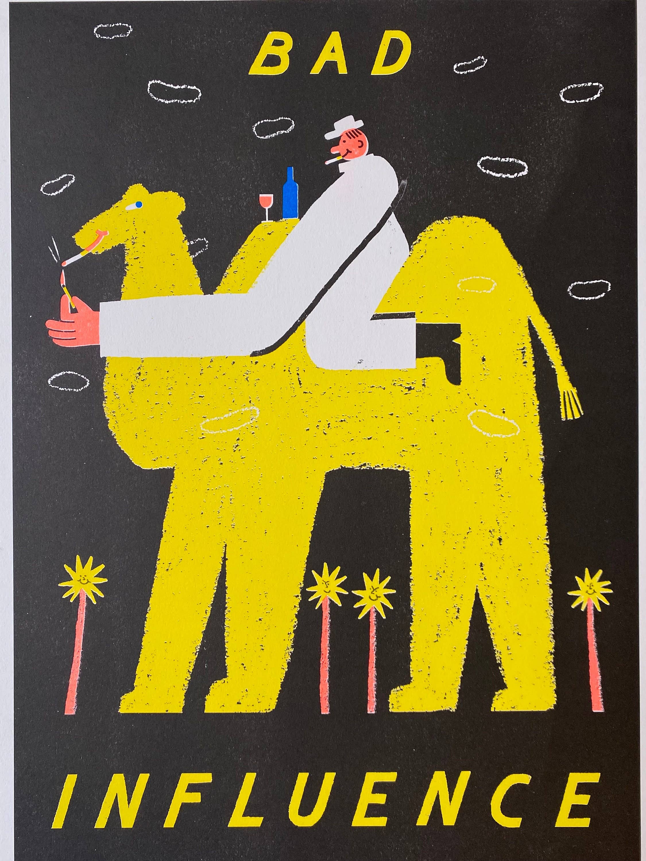 Bad Influence | Riso Print A3